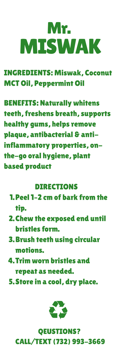 Peppermint Miswak