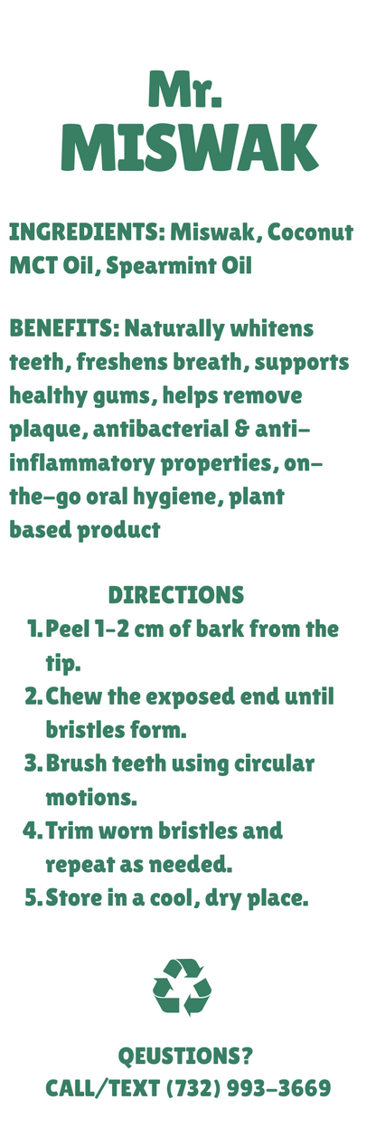 Spearmint Miswak